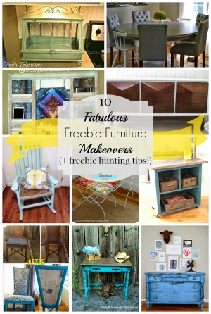 10 Fabulous Freebie Furniture Makeovers | Anastasia Vintage