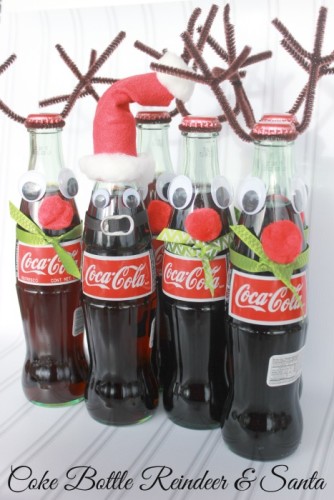 Coke-Bottle-Reindeer-and-Santa