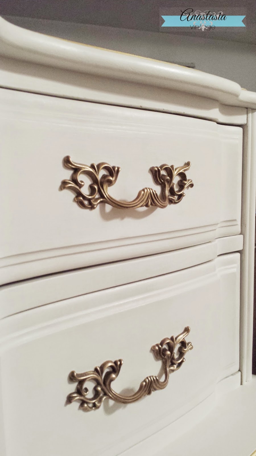 french provincial dresser close up