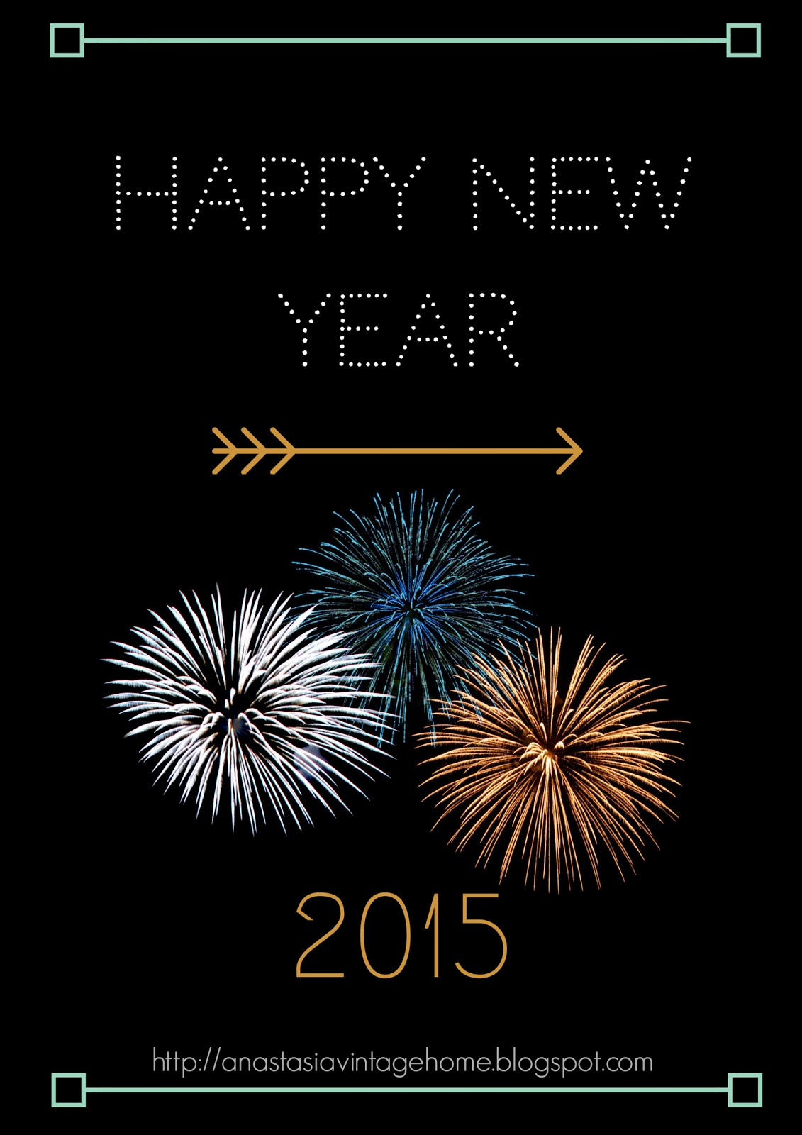 Happy New Year 2015 Party Printable