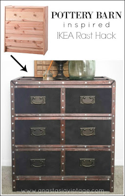  Pottery Barn Inspired IKEA Rast Dresser