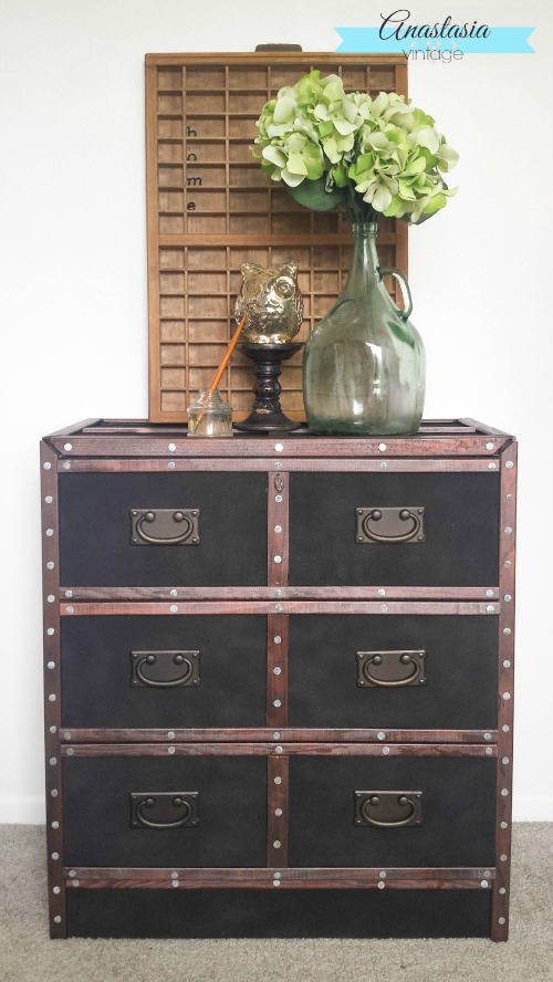 steamer trunk dresser