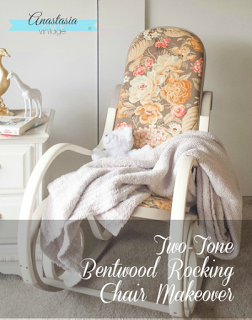  Two-Tone Bentwood Rocking Chair Makeover