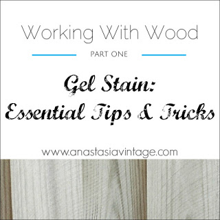 how to General Finishes gel stain wood furniture