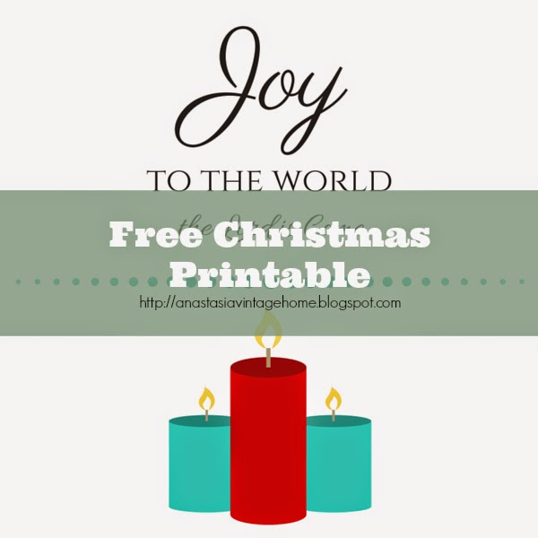 joy to the world free christmas printable