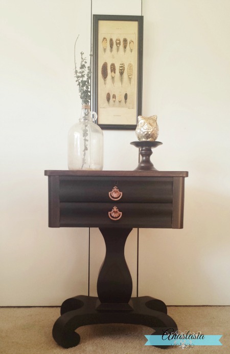 Elegant Empire Table Makeover {Furniture Refresh} | Anastasia Vintage