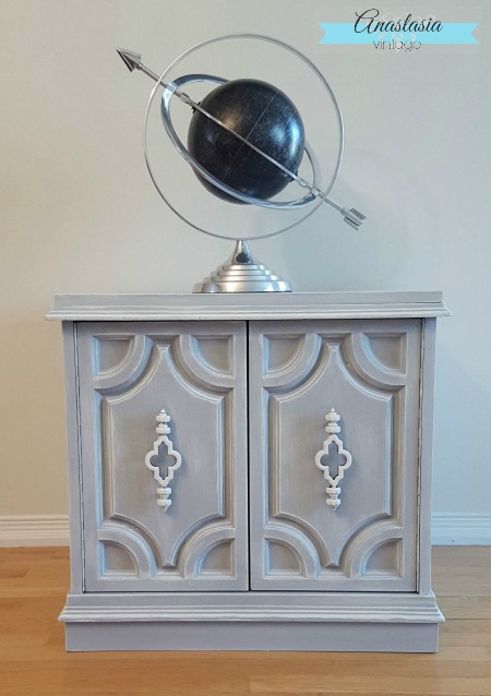 Weathered Grey Cabinet Furniture Refresh | Anastasia Vintage