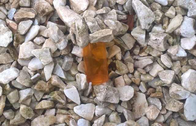 rock bottle