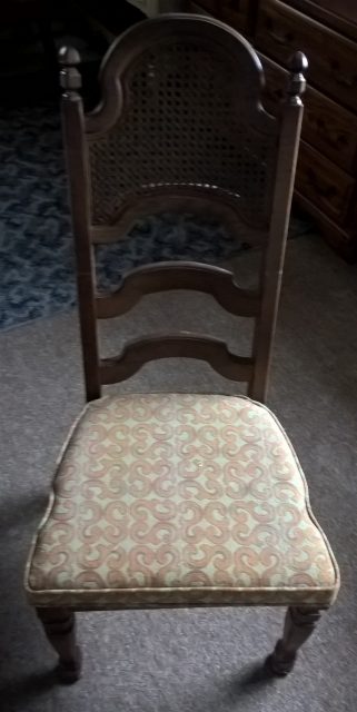 Inexpensive Dining Room Chair Upcycle with Situational Flair – Part One